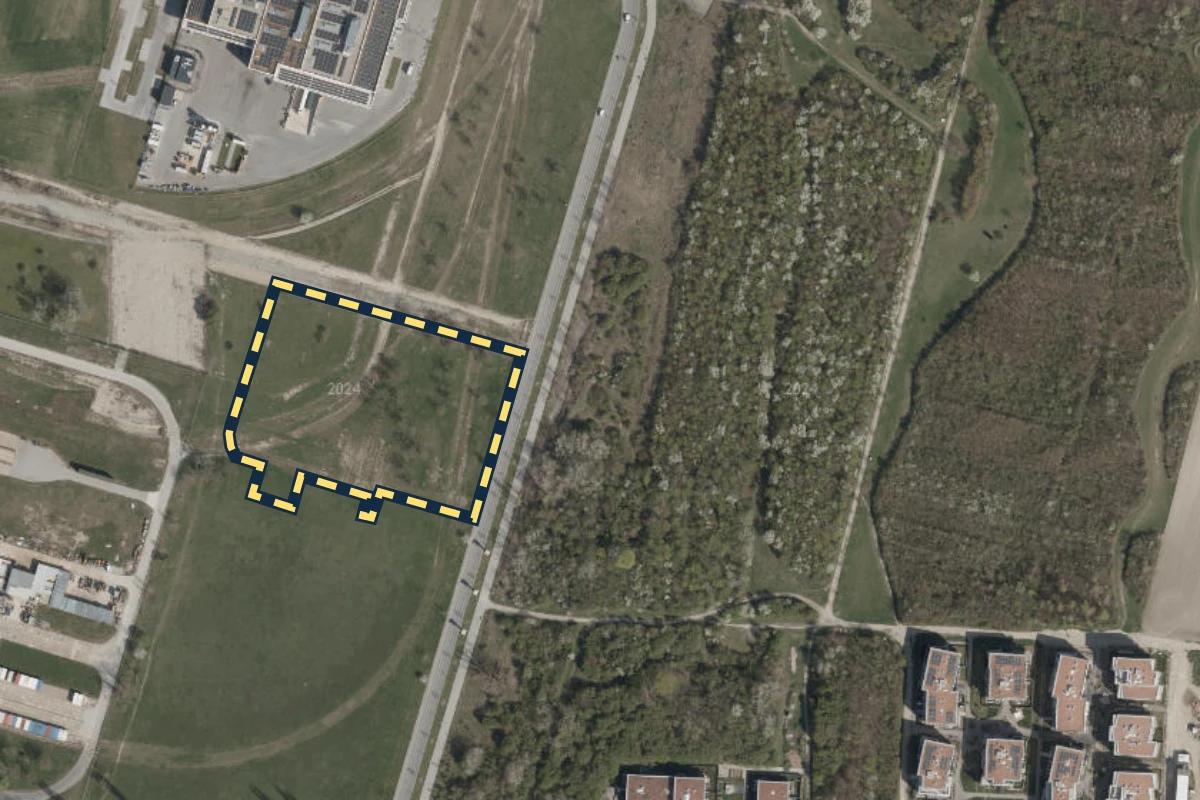 Aspern: Historical aerial view · orientation area
