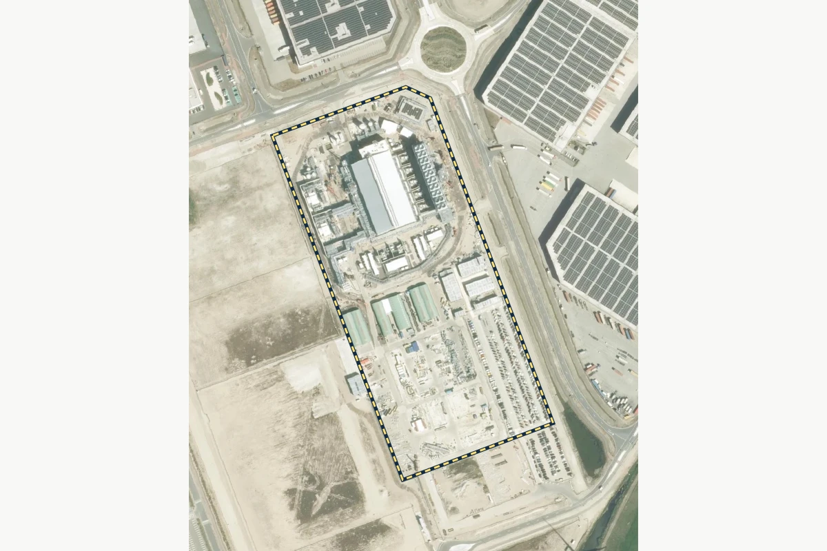 Holland Hydrogen I: Historical aerial view · orientation area